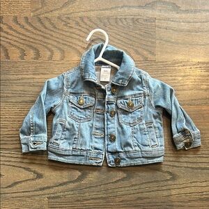 Carter's Blue Denim Baby Jacket, 6m